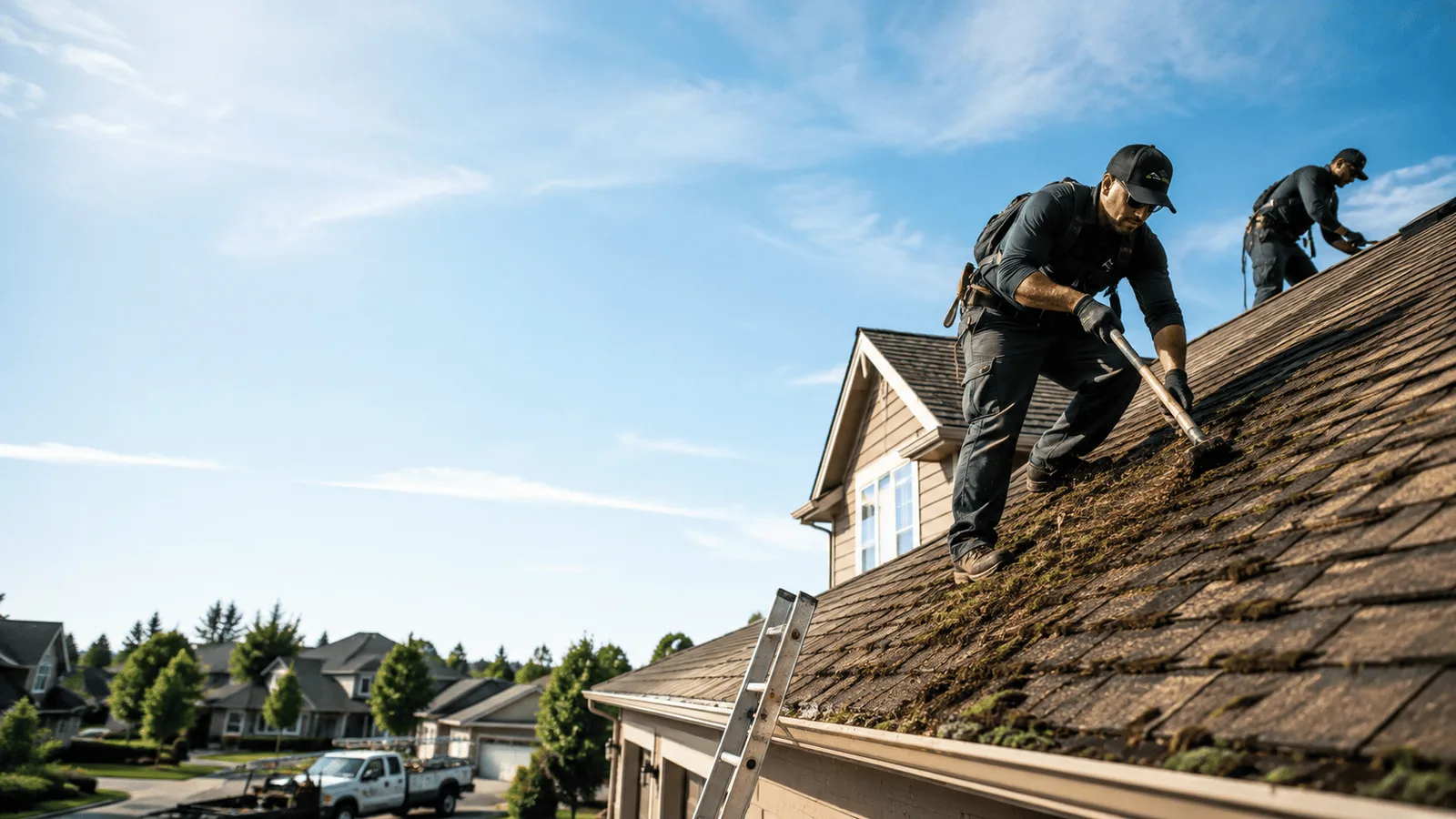 Roof Moss Removal in Rothbury, MI near me